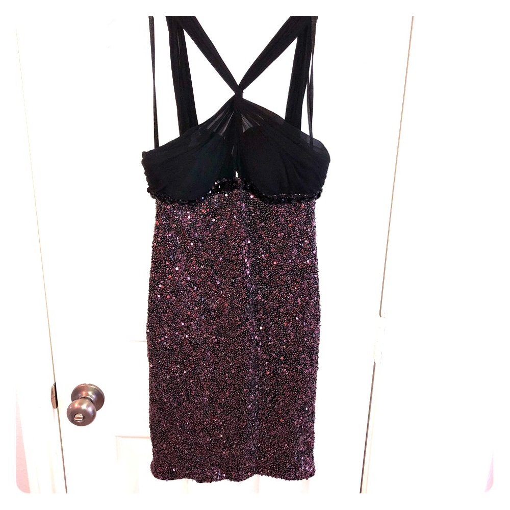 Marc Bouwer Glam It! Link and black beaded dress